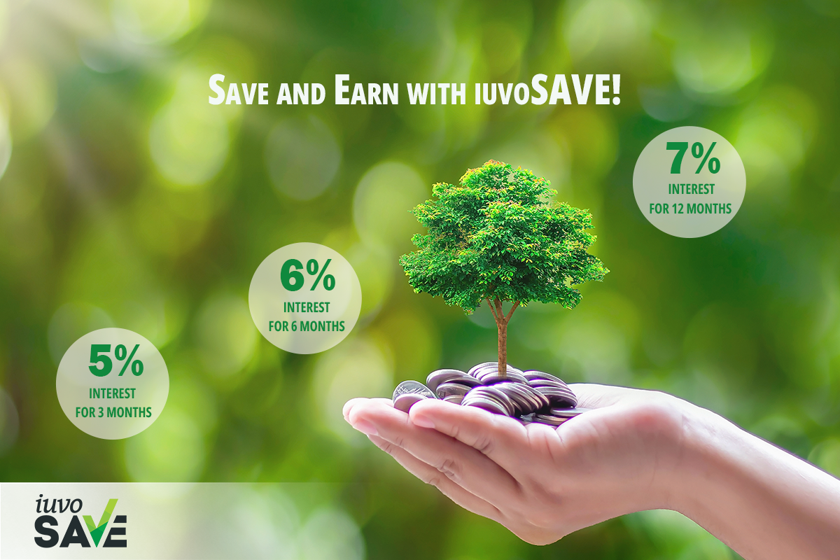Save and earn with iuvoSAVE