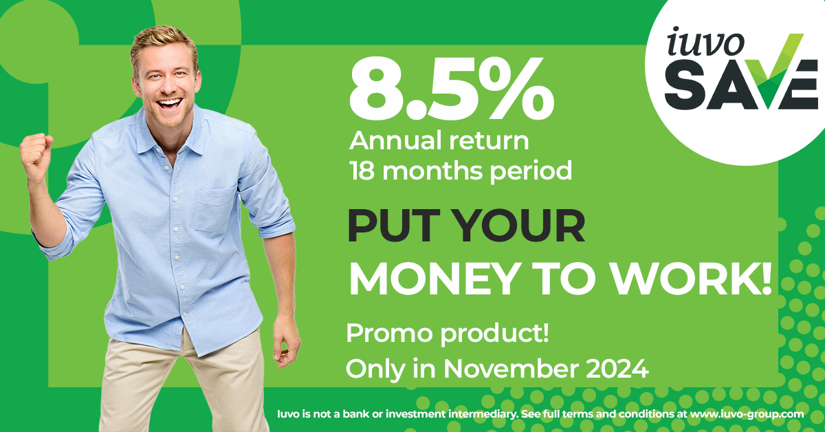 Promo product: 8.5% annual return with iuvoSAVE