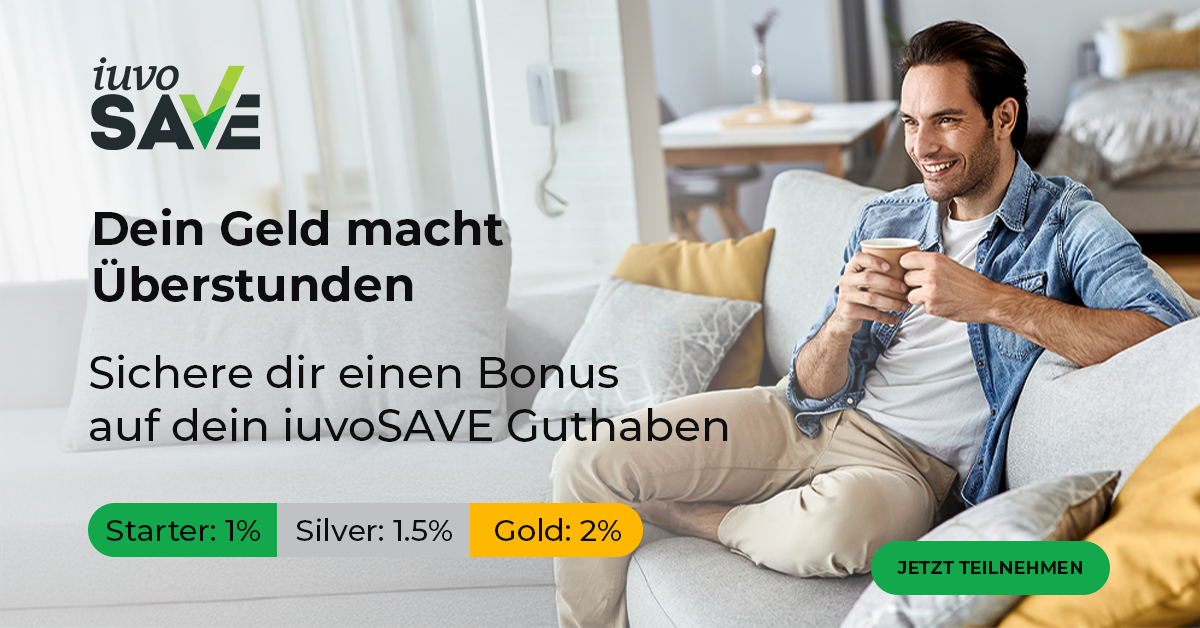 Bonus zum Geburtstag von iuvoSAVE